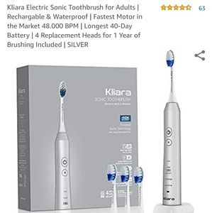 NIB Kliara Sonic toothbrush